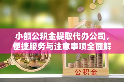 朱家尖小额公积金提取代办公司，便捷服务与注意事项全面解析