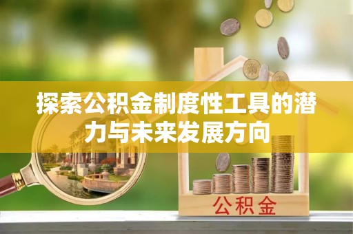 朱家尖探索公积金制度性工具的潜力与未来发展方向