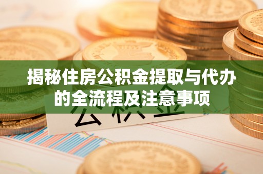 朱家尖揭秘住房公积金提取与代办的全流程及注意事项