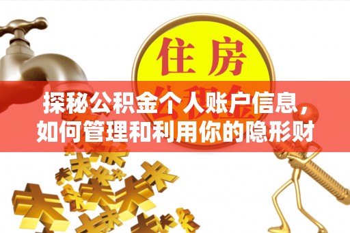 朱家尖探秘公积金个人账户信息，如何管理和利用你的隐形财富